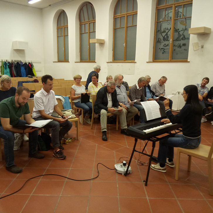 Erste Chorprobe nach der Sommerpause 2024