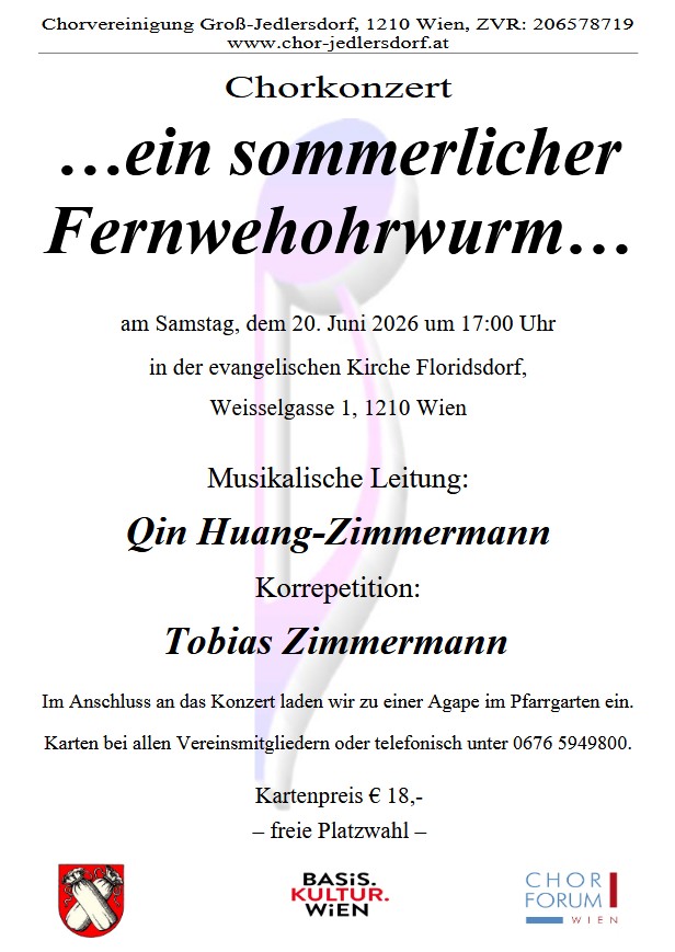 Sommerkonzert 2026 ...ein sommerlicher Fernwehohrwurm...